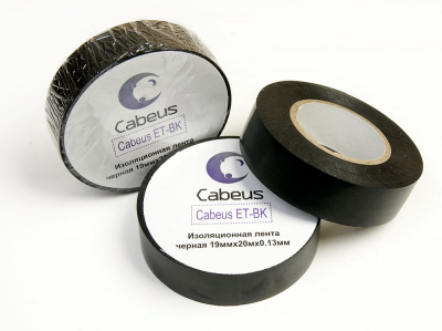 Cabeus ET-BK, Лента изоляционная (черная) Cabeus ET-BK
