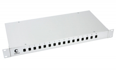 Бокс оптический 19&quot; на 16 SC/LC портов Cabeus FO-19-16SC