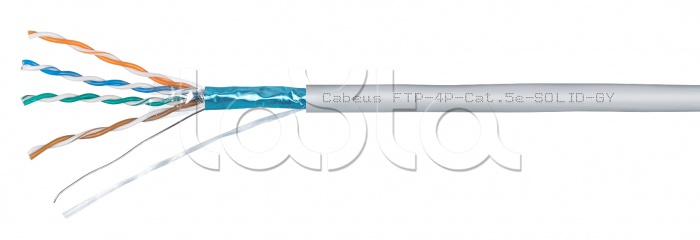 Cabeus FTP-4P-Cat.5e-SOLID-LSZH-GY (305 м)|Кабель витая пара ...