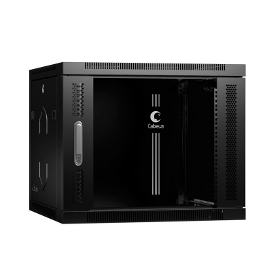 Шкаф настенный 19&quot; 9U Cabeus SH-05F-9U60/60-BK