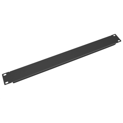 Фальшпанель 19&quot; 1U, цвет черный (RAL 9004) Cabeus SH-J019-1U-BK