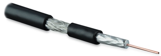 Hyperline COAX-RG59-LSZH-500, Кабель коаксиальный RG-59, 75 Ом, жила - 20 AWG, общий диаметр 6.1мм, , LSZH COAX-RG59-LSZH-500 Hyperline (500 м)