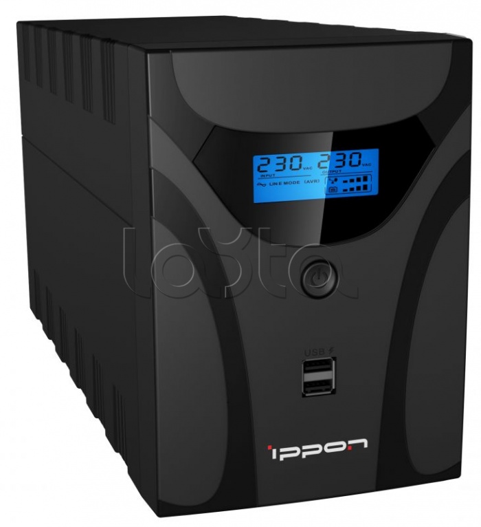 Ippon Smart Power Pro II Euro 1600 960Вт 1600ВА (черный), Источник бесперебойного питания Ippon Smart Power Pro II Euro 1600 960Вт 1600ВА (черный)