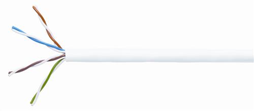 Eurolan 19C-U5-23WT-B305 (305 м), Кабель симметричный для локальных компьютерных сетей LAN UTP 4x2x0.51 кат.5е LSZH нг(А)-HFLTx (19C-U5-23WT-B305) Eurolan (305 м)