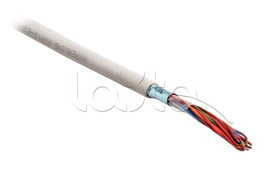 Hyperline UUTP10-C3-S24-IN-PVC-GY, Кабель витая пара, неэкранированная U/UTP, категория 3, 10 пар (24 AWG), одножильный (solid), PVC, -10°C - +50°C, серый UUTP10-C3-S24-IN-PVC-GY Hyperline