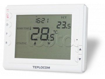 Бастион Teplocom TS-Prog-2AA/8A, Термостат комнатный Бастион Teplocom TS-Prog-2AA/8A