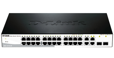 Коммутатор Web Smart 28 портовый D-Link D-Link DES-1210-28/C1A