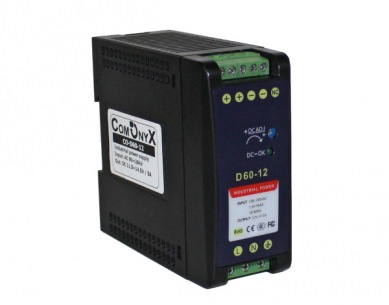 ComOnyX CO-D60-12, Блок питания индустриальный 12В / 5А (макс. мощность до 60 Вт) ComOnyX CO-D60-12