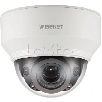 WISENET XNV-6080RS, IP-камера видеонаблюдения купольная WISENET XNV-6080RS