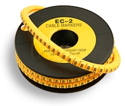 Cabeus EC-2-8, Маркер для кабеля (d7,4 мм, цифра 8) Cabeus ЕC-2-8 (500 шт/уп)