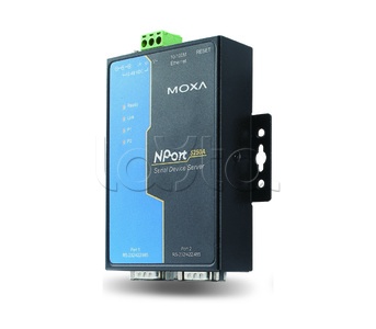 Moxa NPort 5250A, Сервер 2-портовый RS-232/422/485 в Ethernet Moxa NPort 5250A