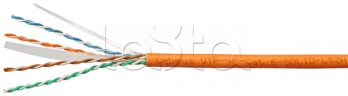 Cabeus UTP-4P-Cat.6-SOLID-LSZH-100|Кабель витая пара LAN U/UTP ...