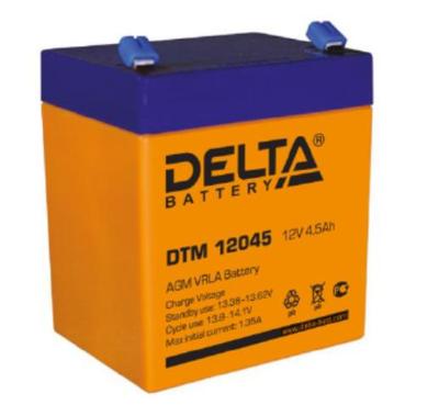 Аккумулятор свинцово-кислотный Delta DTM 12045