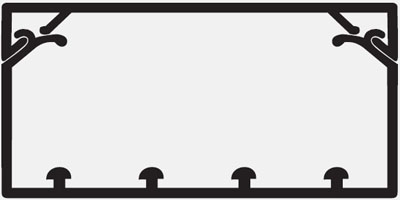 Короб с крышкой с направляющими для установки разделителей TA-GN 120x60 мм DKC 01787