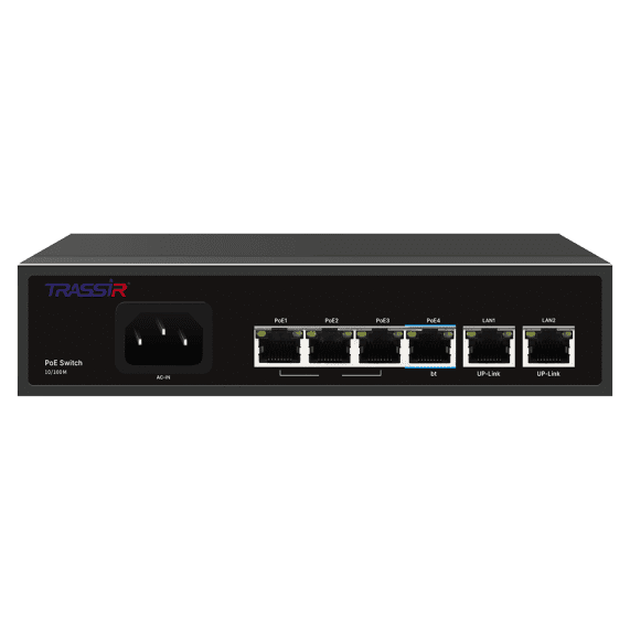 DSSL TRASSIR TR-NS1206-65-4PoE|Неуправляемый коммутатор DSSL TRASSIR TR ...