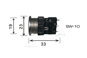 SOCA SW-10AG, Кнопка выхода, врезная SOCA SW-10AG