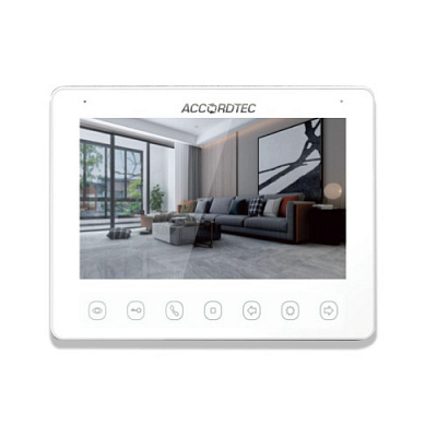 AccordTec AT-VD 100C/SD WH, Видеодомофон 10&quot; AccordTec AT-VD 100C/SD WH