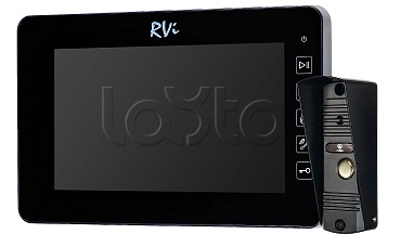 RVi-VD10-21M (Black) + ADS-700 (Black), Комплект видеодомофона RVi-VD10-21M (Black) + ADS-700 (Black)