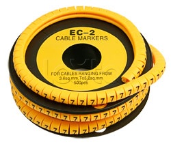 Cabeus EC-2-7, Маркер для кабеля (d7,4 мм, цифра 7) Cabeus ЕC-2-7 (500 шт/уп)