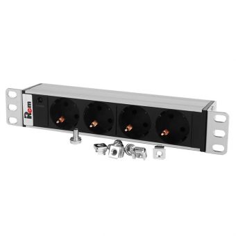 REM 1U R-10-4S-I-220-Z, Блок розеток REM-10 1U REM R-10-4S-I-220-Z