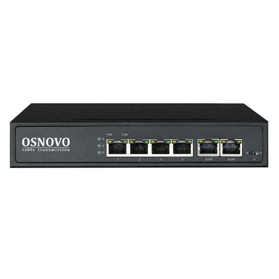 OSNOVO SW-20600(80W), PoE коммутатор OSNOVO SW-20600(80W)