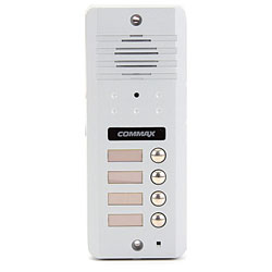 Commax DRC-4DB (серебро), Панель вызывная Commax DRC-4DB (серебро)