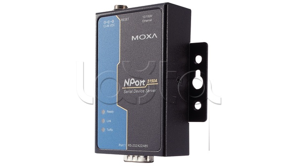 Moxa Nport 5150A, Сервер 1-портовый RS-232/422/485 в Ethernet Moxa Nport 5150A