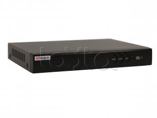 HiWatch DS-H208QP, Видеорегистратор гибридный 8 канальный HiWatch DS-H208QP