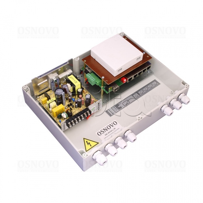 OSNOVO SW-80501/W|PoE коммутатор уличный OSNOVO SW-80501/W - купить ...