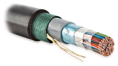 Hyperline FUTP25-C3-S24-ARM-OUT-PE-BK, Кабель витая пара, экранированная Hyperline FUTP25-C3-S24-ARM-OUT-PE-BK