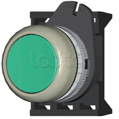 DKC ABDTM2, Кнопка плоская с фиксацией, зеленая DKC ABDTM2