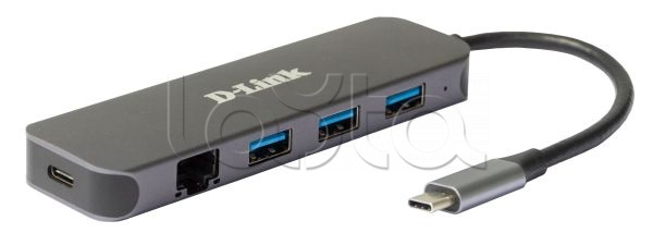 D-Link DUB-2334/A1A, Док-станция с разъемом USB Type-C, 3 портами USB 3.0, 1 портом USB Type-C/PD 3.0 и 1 портом Gigabit Ethernet
 D-Link DUB-2334/A1A