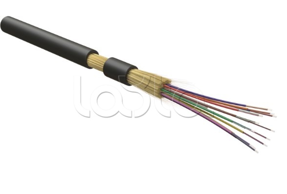 Hyperline FO-MB-IN/OUT-504-144-LSZH-BK, Кабель волоконно-оптический 50/125 (OM4) многомодовый, 144 волокна, безгелевые микротрубки 0.9 мм (micro bundle), внутренний/внешний, LSZH, нг(А)-HF, –40°C – +70°C, черный FO-MB-IN/OUT-504-144-LSZH-BK Hyperline