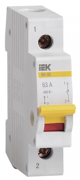 IEK MNV10-1-020, Выключатель нагрузки однополюсный IEK ВН-32 MNV10-1-020
