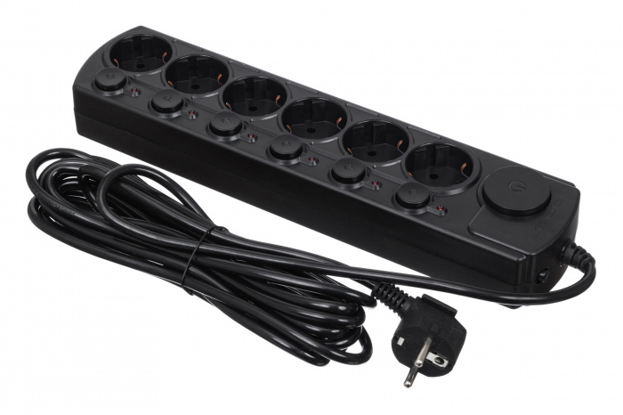 Ippon BK252-SW (черный)|Фильтр сетевой Ippon BK252-SW