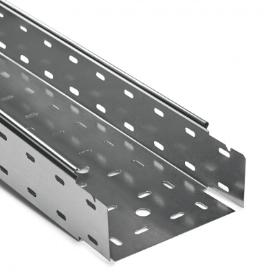 Лоток перфорированный PTK-Line ЛМПО 300x100 (0,7) 3м ПожТехКабель (537-024)