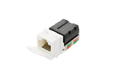 Модуль Keystone Jack RJ-45 категория 6 неэкранированный NIKOMAX NMC-KJUE2-WT