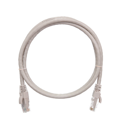 Шнур коммутационный 2хRJ45/8P8C U/UTP кат.6 (NMC-PC4UE55B-010-C-GY) NIKOMAX (1м)