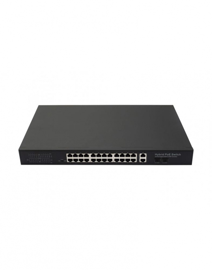 NST NS-SW-24F2G-P|PoE коммутатор Fast Ethernet на 24 x RJ45 портов + 2 ...