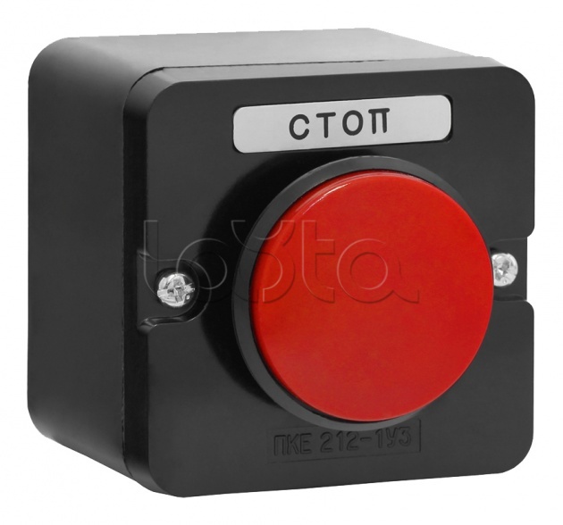 ПКЕ 212-1 (кнопка, красный) - купить, цена, описание, фото. Продажа ...
