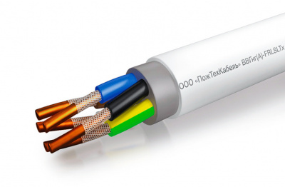 Кабель силовой огнестойкий ВВГнг(А)-FRLSLTx 5x6 (N, PE) -0,66кВ ПожТехКабель (170-020)
