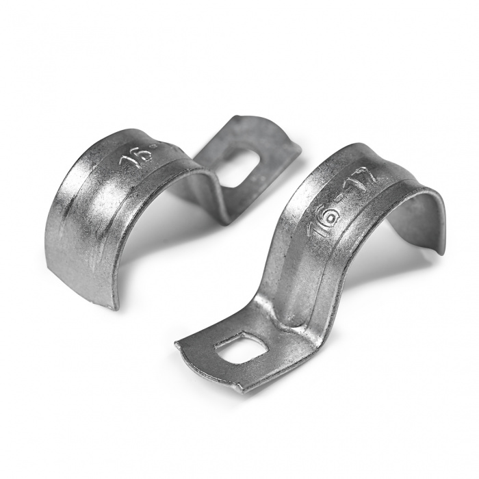 ПожТехКабель PTK-Accessories Скоба металлическая однолапковая 31-32 мм (50шт упаковка)  , Скоба металлическая однолапковая 31-32 мм (50шт упаковка)  ПожТехКабель PTK-Accessories