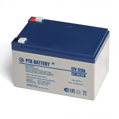 Аккумулятор свинцово-кислотный ПожТехКабель PTK-BATTERY АКБ 12V - 12Ah