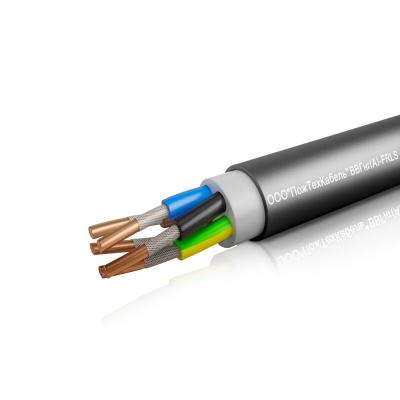 Кабель силовой, огнестойкий ВВГнг(А)-FRLS 5x1.5 (N,PE)-0.66кВ ПожТехКабель (100 м)