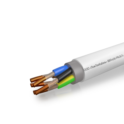 Кабель силовой, огнестойкий ВВГнг(А)-FRLSLTx 3x2.5 (N, PE) -0,66кВ ПожТехКабель