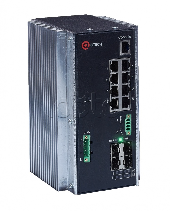 QSW-3300-12T-I-POE-DC|Коммутатор управляемый индустриальный QSW-3300 ...