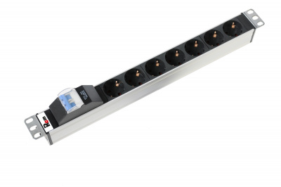 Блок силовых розеток 19&quot; Rem-16 REM R-16-7S-A-440-K