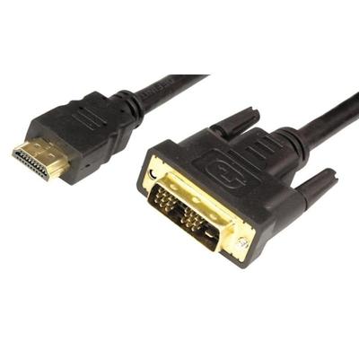 Шнур HDMI - DVI-D gold с фильтрами 2 м (10шт/уп) REXANT 17-6304