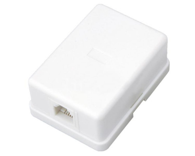 Розетка телефонная 1х6Р-4С (50шт/уп) REXANT 03-0001