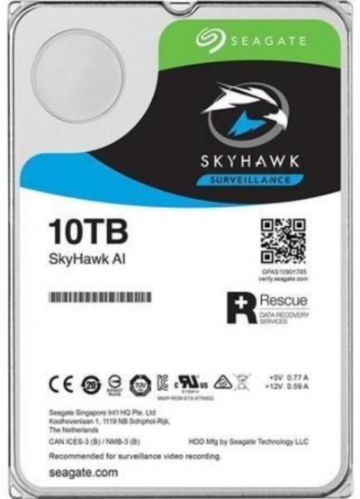 Жесткий диск Seagate SkyHawk AI HDD 10 Tb SATA-III 3.5" ST10000VE0008